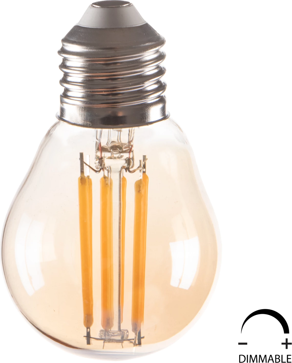 Llambë LED filament, 6W, E27, 3000K, ngjyrë ari | foleja