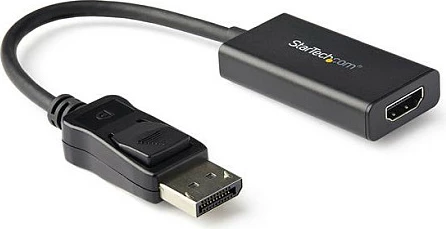 Adapter DisplayPort në HDMI StarTech DP2HD4K60H, 4K 60Hz HDR, 0.12m, i zi