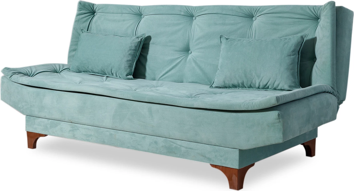 Divan-krevat 3 vendësh, Atelier del Sofa, Kelebek, ngjyrë jeshile deti