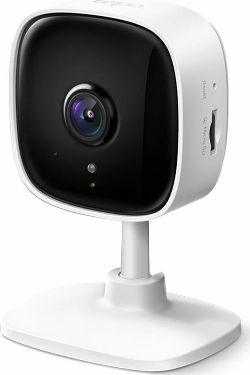 Kamerë IP TP-Link Tapo C100 1080p Wi‑Fi me audio dy‑kahëshe, microSD deri 128GB, bardhë/zi
