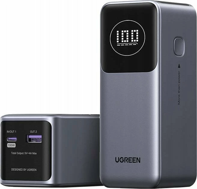 Powerbank UGREEN Nexode PB724 12000mAh 100W, gri