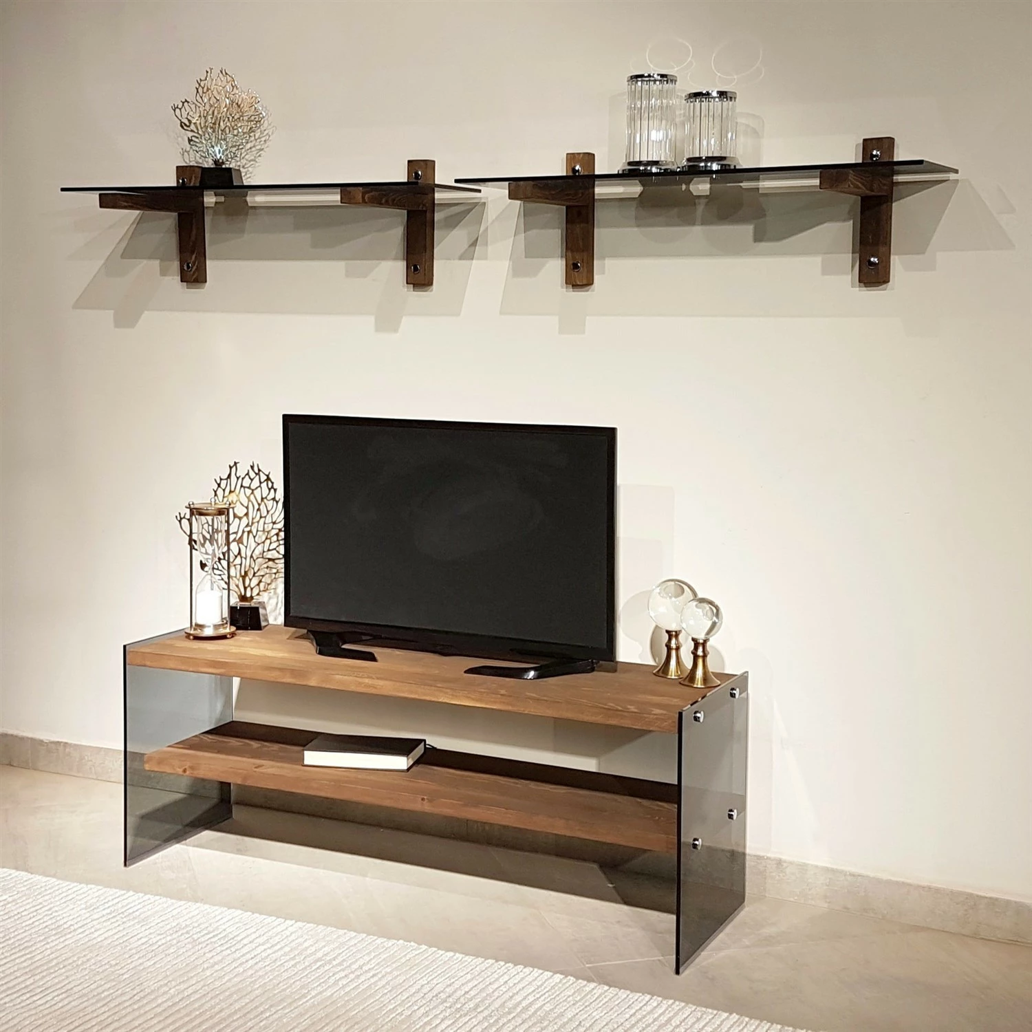 Set TV njësie Skye Decor, ngjyrë arre, TV102