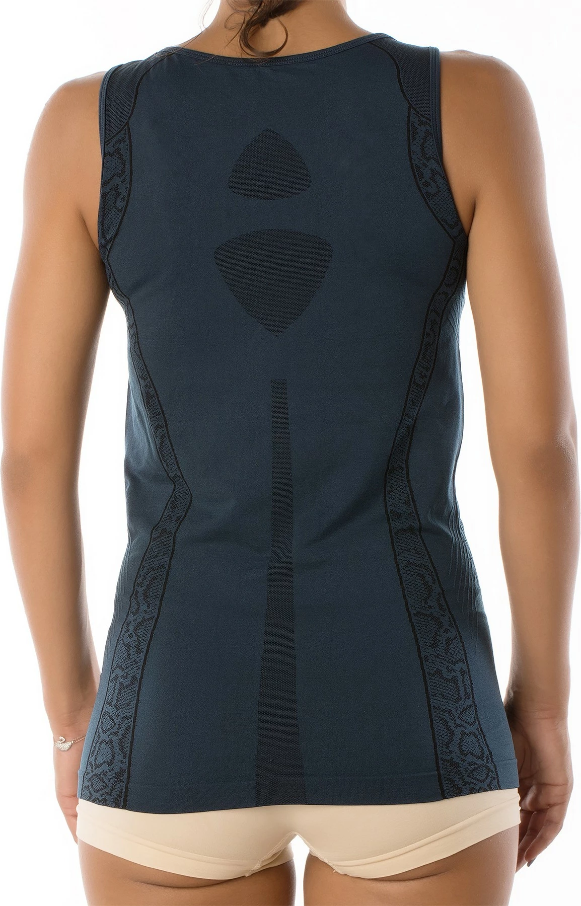 Bluzë sportive për gra, ngjyrë e kaltër e errët, Jumeon, 001-001360, M/L