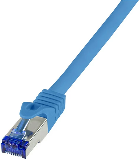 Kabllo rrjeti LogiLink C6A096S, Cat6a, 10 m, S/FTP, 10GbE, blu