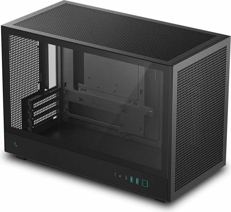 Kasë Deepcool CH260 R-CH260-BKNGM0-G-1 Micro Tower për Micro-ATX/Mini-ITX, USB-C, e zezë