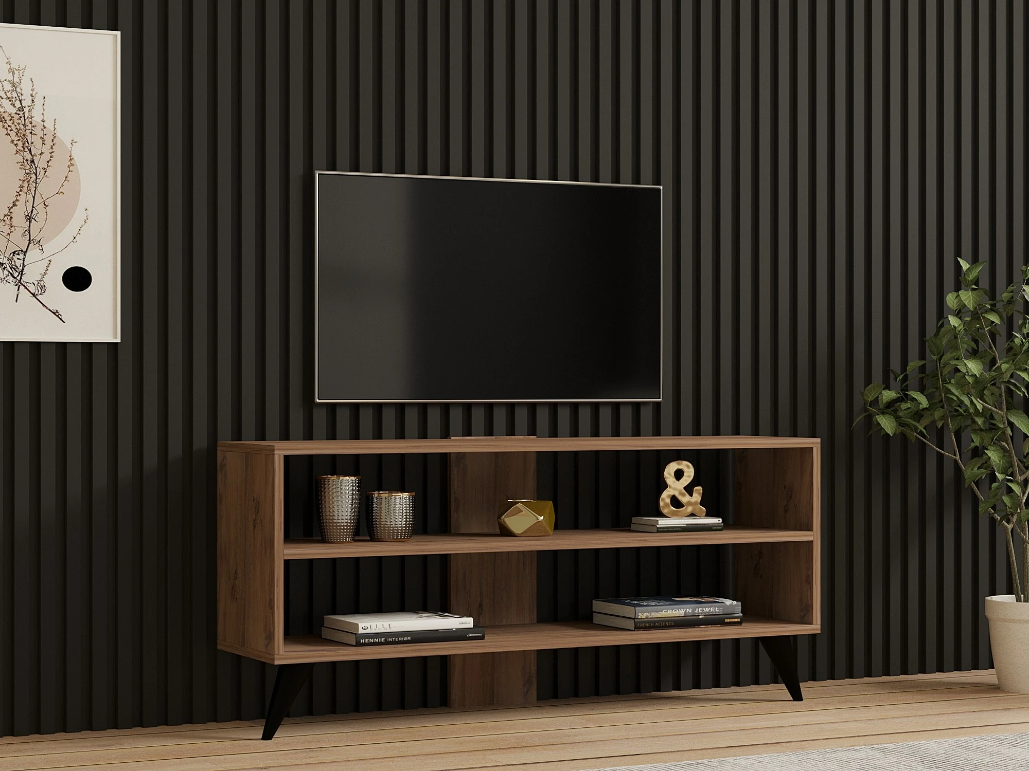 Komodë për TV, ngjyrë Atlantic Pine, Hanah Home, One