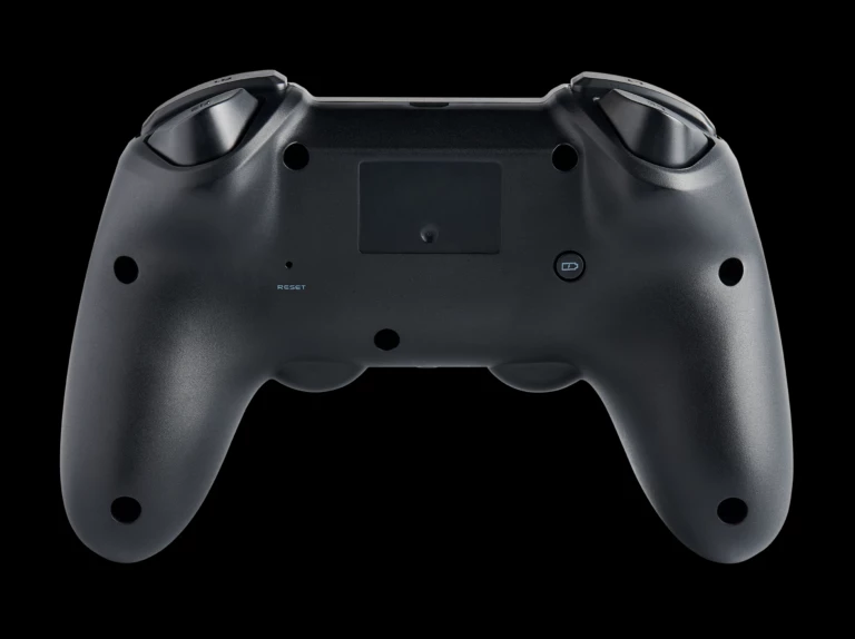 Kontroller wireless Nacon PS4 Asymmetric, deri 7 orë bateri, prizë 3.5mm, i zi