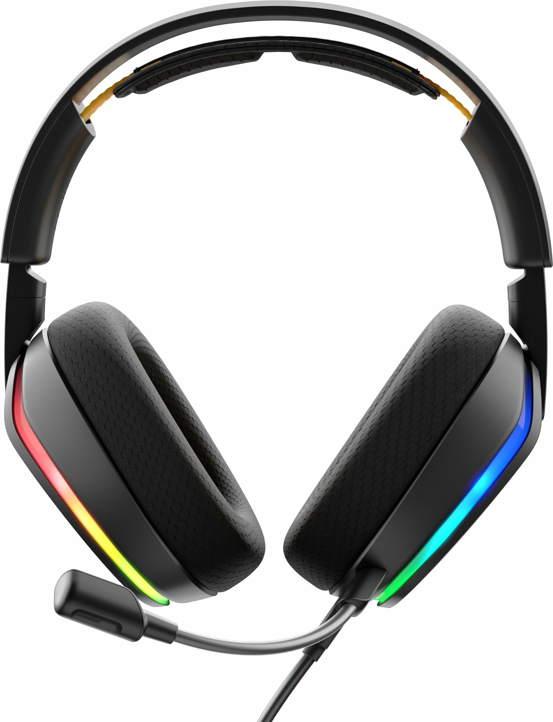Kufje gaming Glorious GHS Eternal RGB, 40mm, me kabllo 3.5mm/USB-C, mikrofoni i shkëputshëm, RGB, të zeza