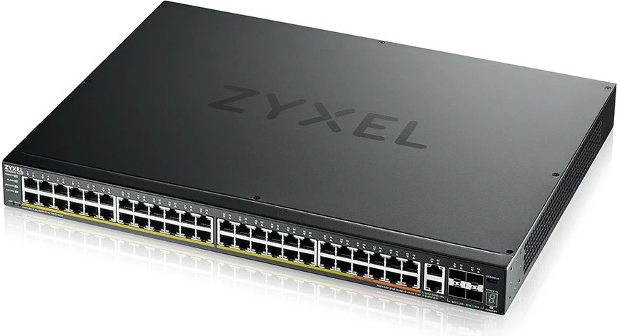 Switch Zyxel XGS2220-54FP, i menaxhuar, L3, Gigabit Ethernet, PoE, montim në rack