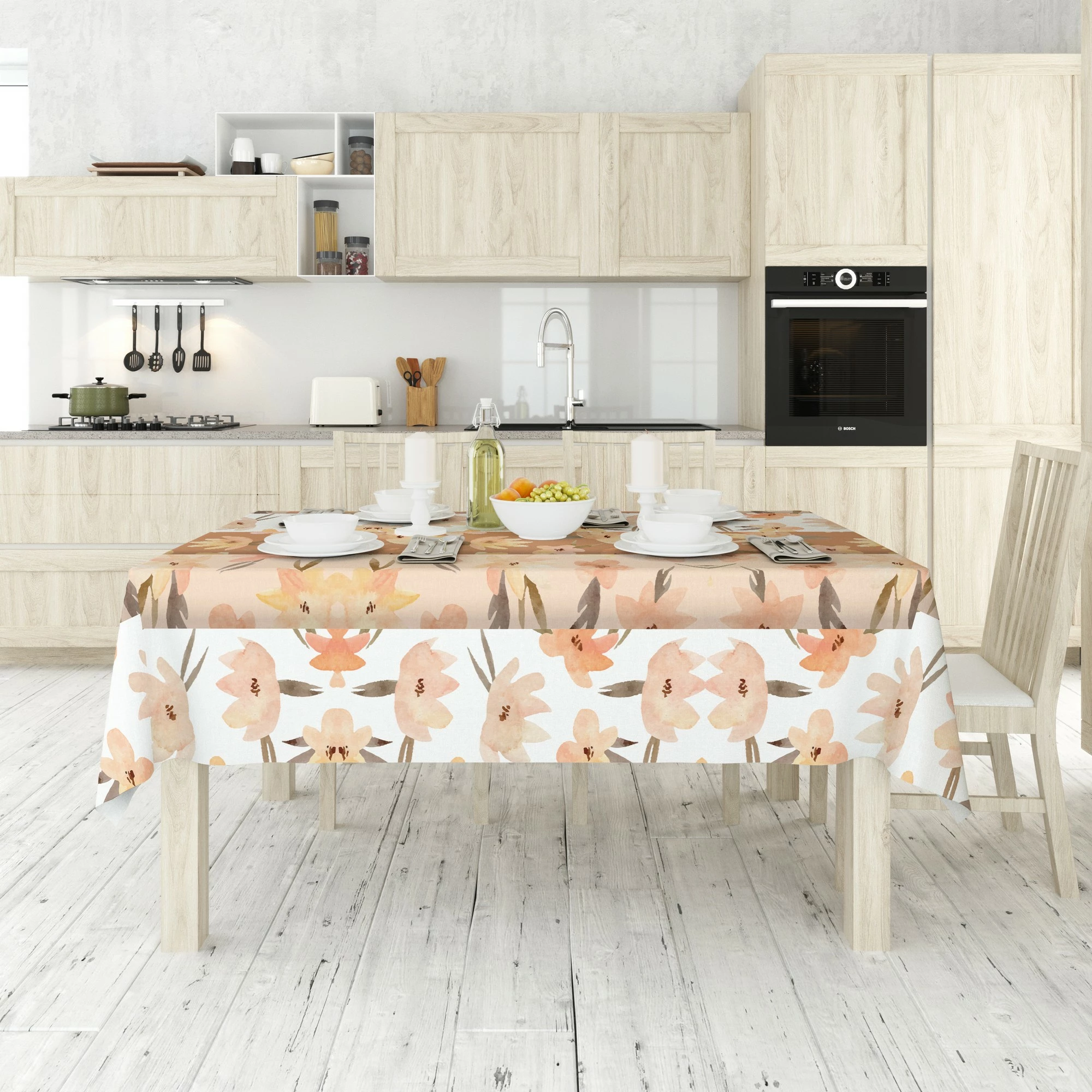 Mbulese tavoline Hermia, shumëngjyrëshe, Asr-tblclt25-44, 140x300cm