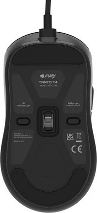 Maus Natec Fury Tanto T4 RGB, me kabllo, 12000 DPI, i zi