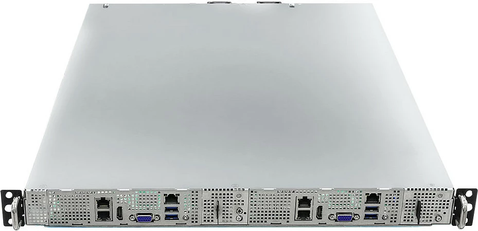 Server barebone ASRock 1U2N2G-AM5/2T, Rack 1U, Socket AM5 (LGA1718), DDR5, 2x10GbE, IPMI, argjendtë