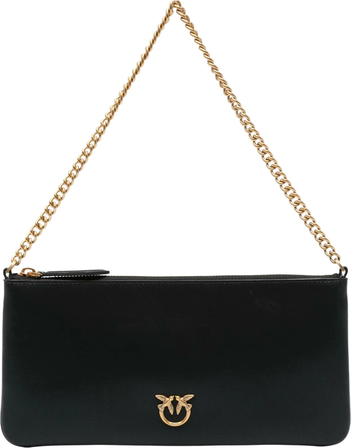 Portofol për femra Pinko New Horizontal Flat Vitello SE 107669 A0F1, i zi