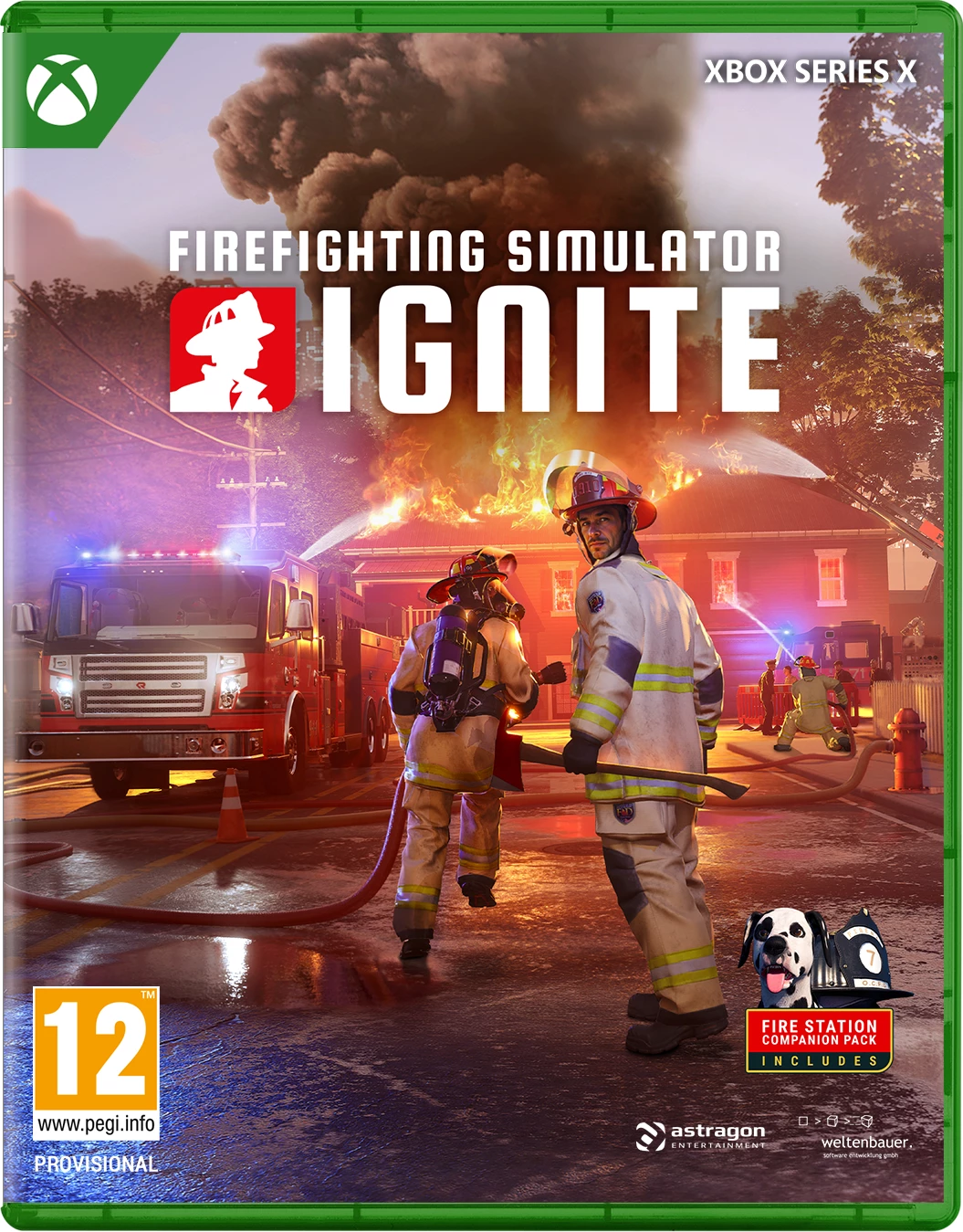 Lojë Astragon Firefighting Simulator: Ignite për Xbox Series X (XBSX), Fire Station Companion Pack