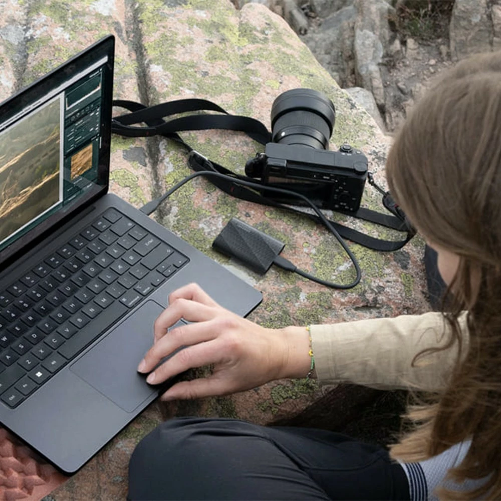 SSD Samsung MU-PG2T0B, 2 TB, USB Type-C, 3.2 Gen 2, e zezë