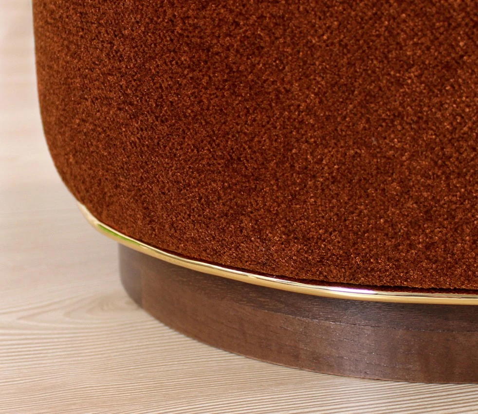 Puf Atelier del Sofa, ngjyrë e kuqe qeramike, Zeone