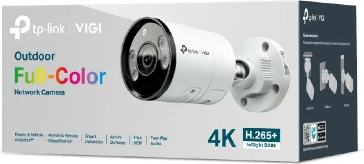 Kamera IP, TP-Link, InSight S385 4mm, e bardhë