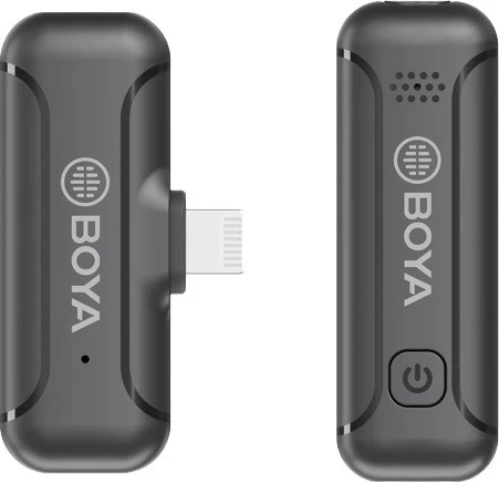 Mikrofon wireless mini BOYA BY-WM3T1-D, për pajisje iOS, 1+1
