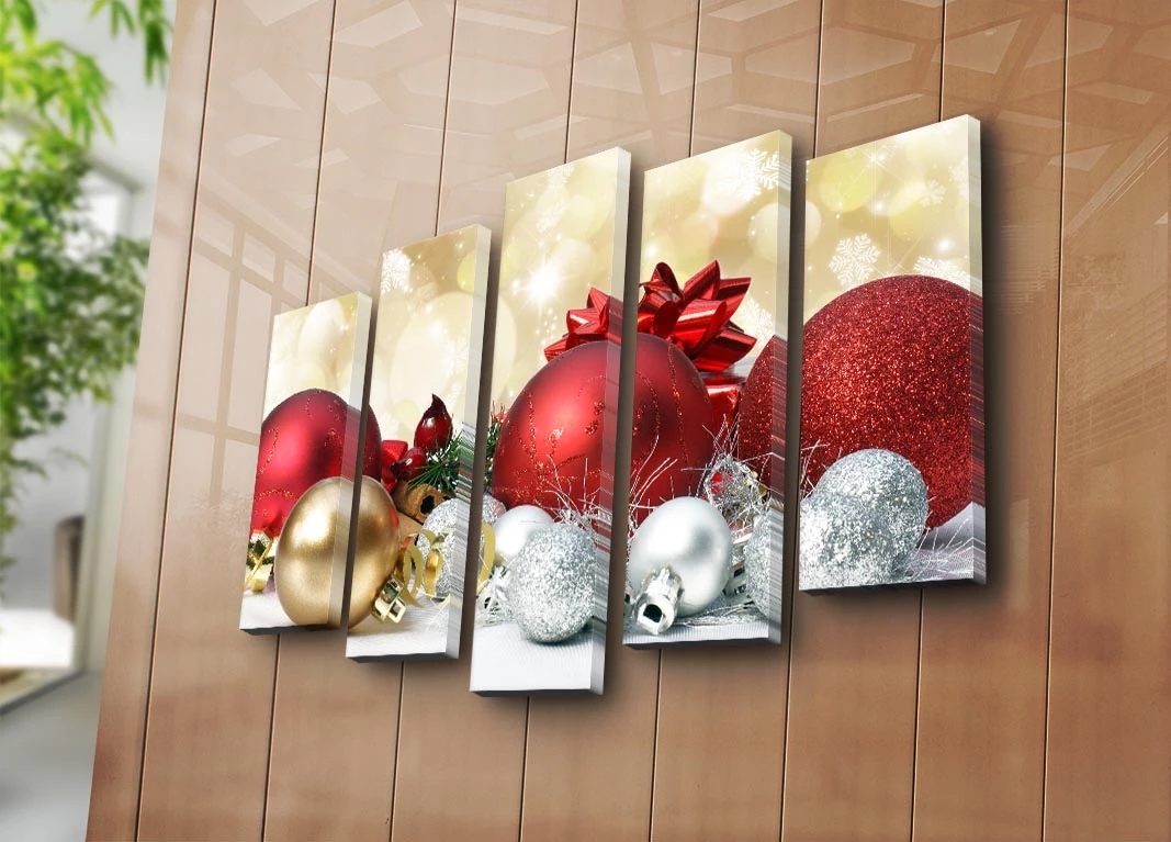 Pikturë dekorative në kanavacë (5 pjesë), Wallity, 5PATNOEL-8