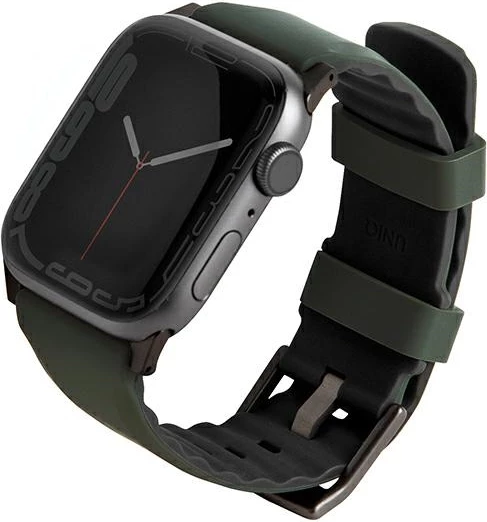 Rrip për Apple Watch UNIQ Linus, silikon, 42/44/45/49mm, i gjelbër