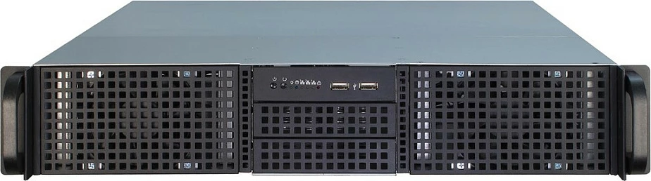 Kasë serveri Inter-Tech IPC 2U-20248, 2U Rack 19", ATX/micro ATX/Mini-ITX, 8x3.5" + 3x2.5", e zezë