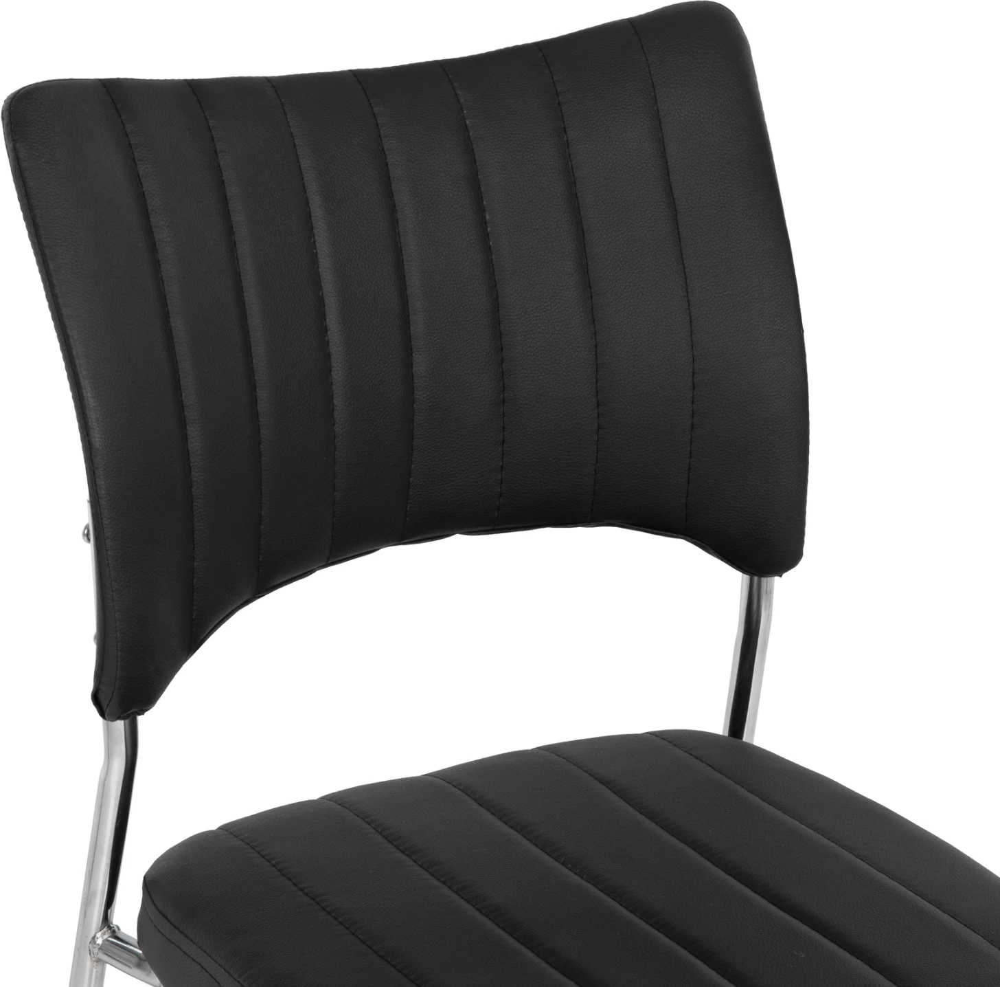 Karrige konferencash, set prej 4 copë, e zezë, FH1071.01, 47x54x84 cm