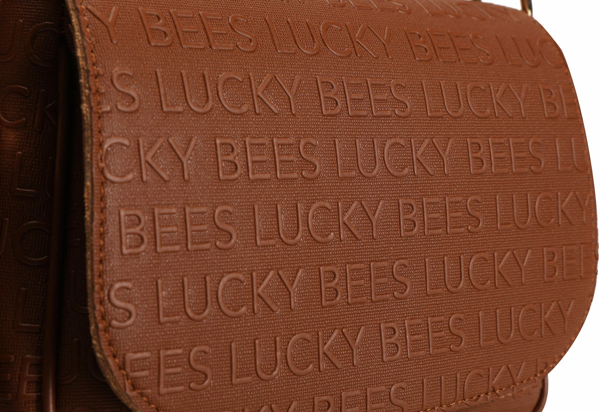 Çantë crossbody Lucky Bees, ngjyrë tan, 1389