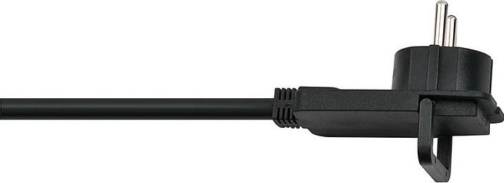 Zgjatues prizash Brennenstuhl Comfort-Line, 4 priza, 2m, me ndërprerës, prizë e sheshtë, i zi