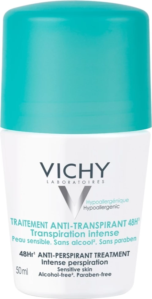 Deodorant roll-on Vichy 48H Anti-Perspirant Treatment për femra 50ml