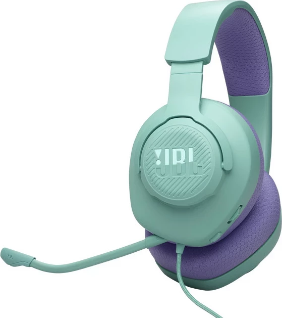 Kufje JBL Quantum 100M2 gaming me mikrofon të shkëputshëm, Aqua Teal