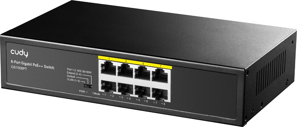 GS1008PT 8-Port Gigabit PoE+ Switch 120W
