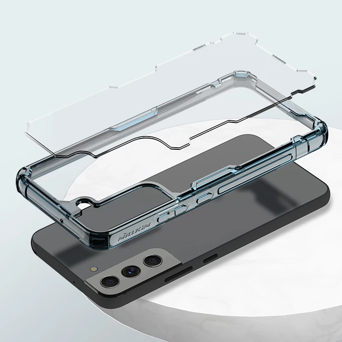 Mbështjellës Nillkin Nature Pro për Samsung Galaxy S22+, i tejdukshëm, i bardhë