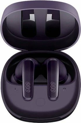 Kufje TWS QCY T13x Bluetooth 5.3, 30 orë, USB-C, IPX5, vjollcë, set me kuti karikimi