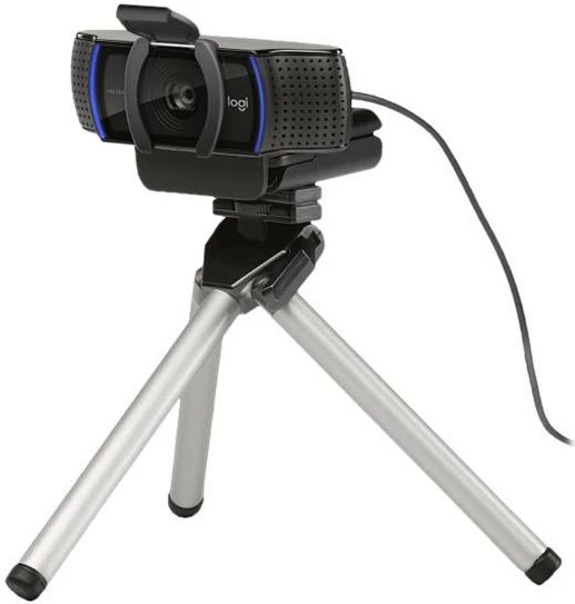 Webcam Logitech HD Pro C920S 1080p 30fps, autofokus, ekspozim automatik, mikrofonë stereo, kapak privatësie, e zezë