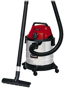 Fshesë me korrent industriale Einhell TC-VC 1820 SA, thithje e thatë/lagësht, kuqe/argjend