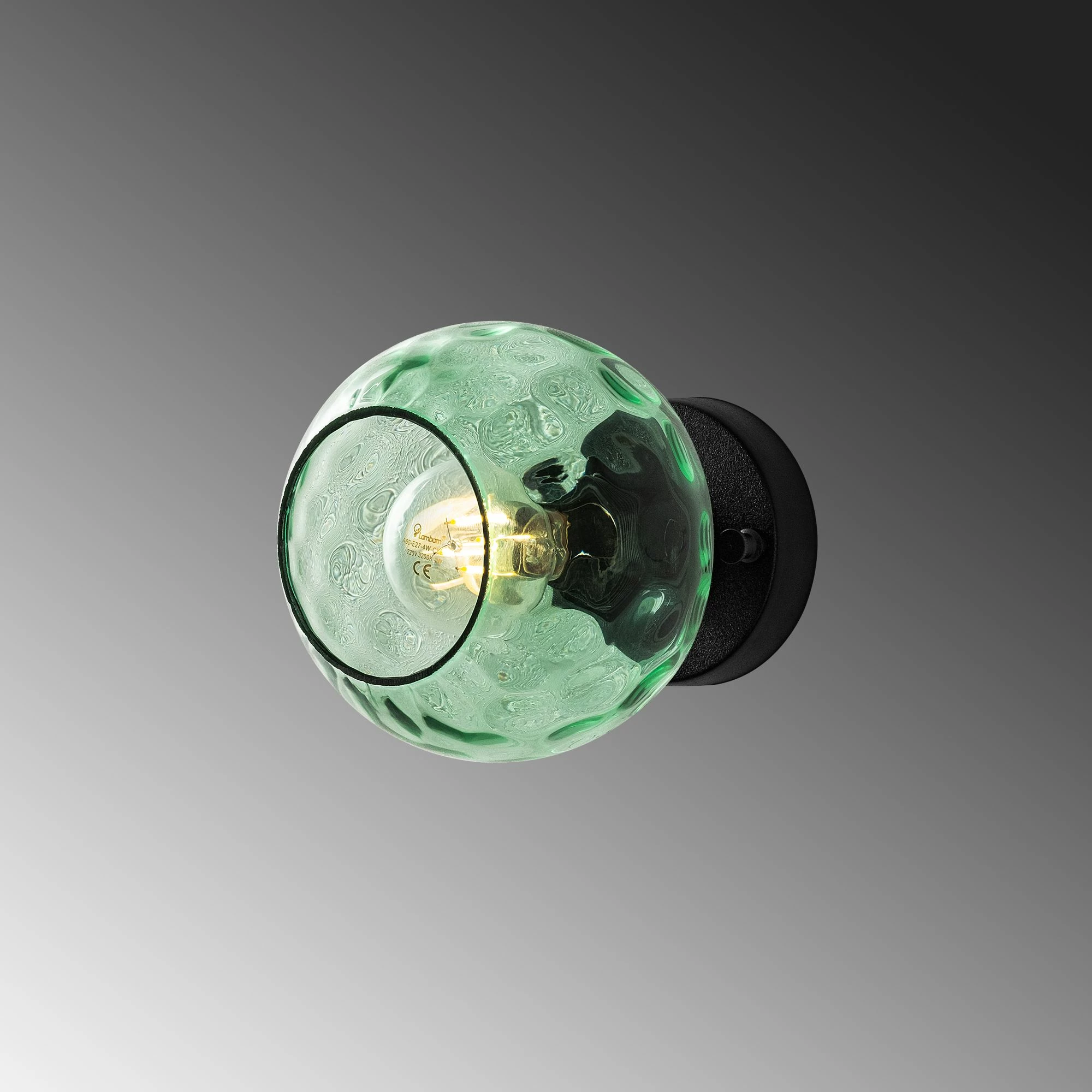 Llambë muri Opviq, Benek - 15 - 14395, ngjyrë mente dhe e zezë