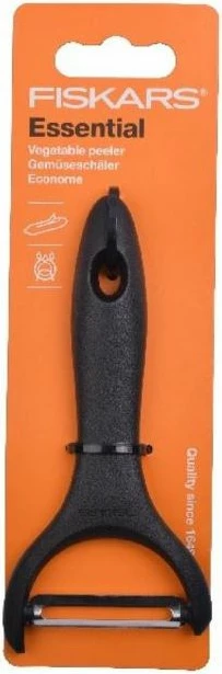 Qërues perimesh dhe frutash Fiskars Essential 1023824 14.5 cm, e zezë
