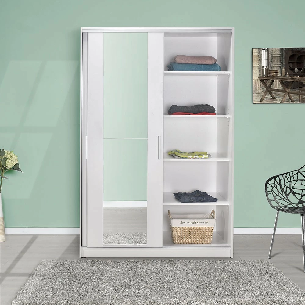 Dollap për rroba, ngjyrë e bardhë, Hanah Home, SWD-512-BB-2