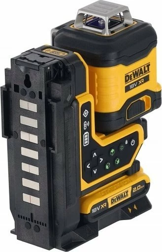 Laser linear Dewalt DCLE34035D1 18V 3x360° dritë e gjelbër, set 1x2.0Ah