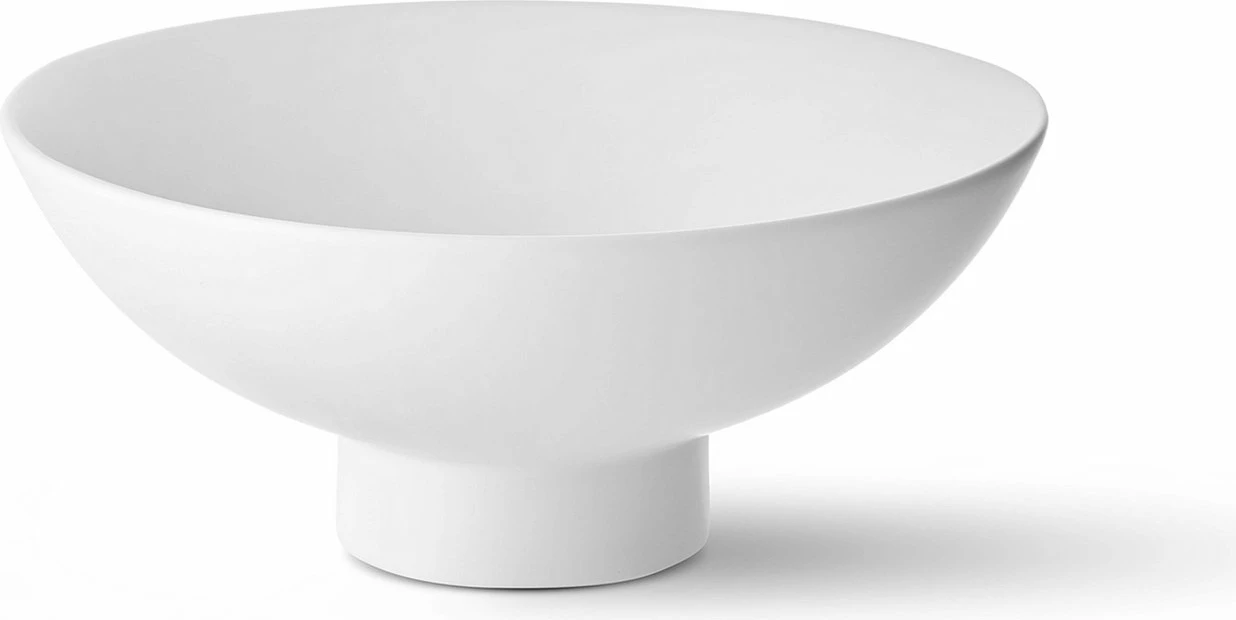 Vazo dekorative Aberto Design, e bardhë, DKR0474, 29x29x13cm