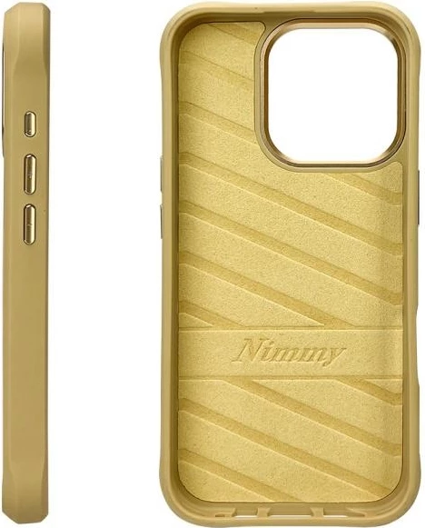 Mbështjellës Nimmy Cool&Cute 2.0 Cat për iPhone 16 Pro 6.3", hardcase, khaki