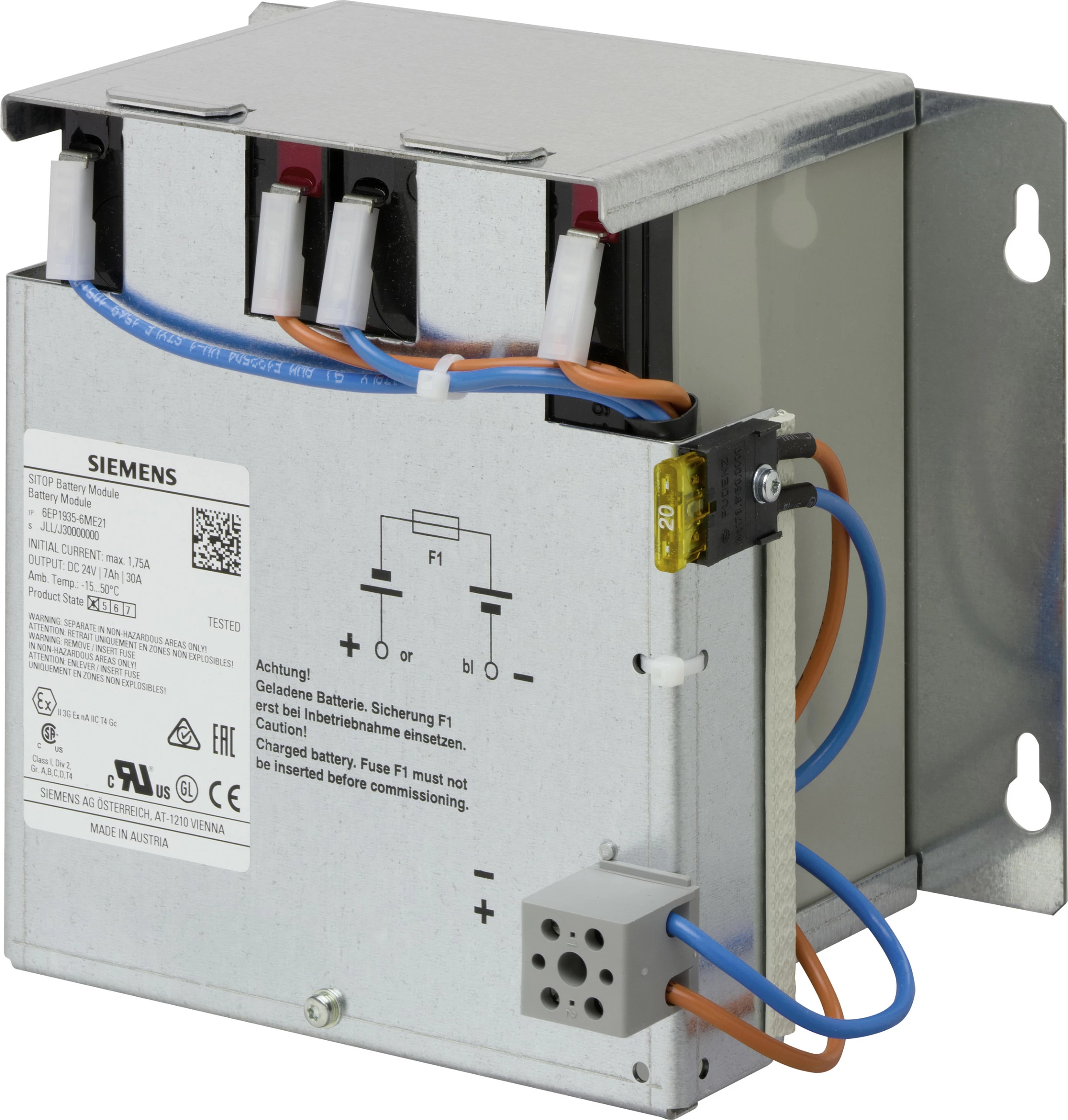 Modul baterie Siemens SITOP 6EP1935-6ME21, 12 qeliza, gri