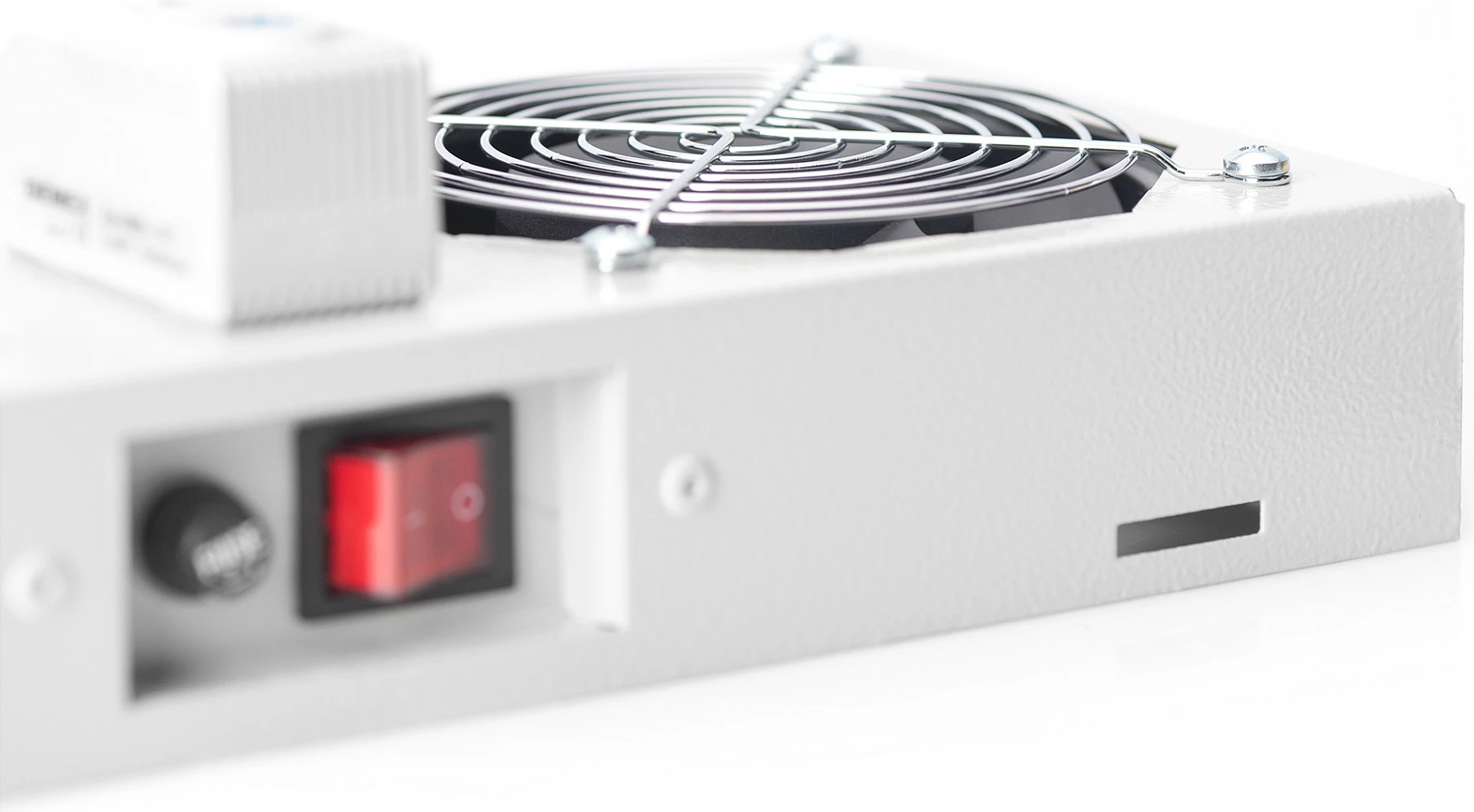 Ventilim tavan për kasë Digitus, 19 inç, 2 ventilatorë, gri