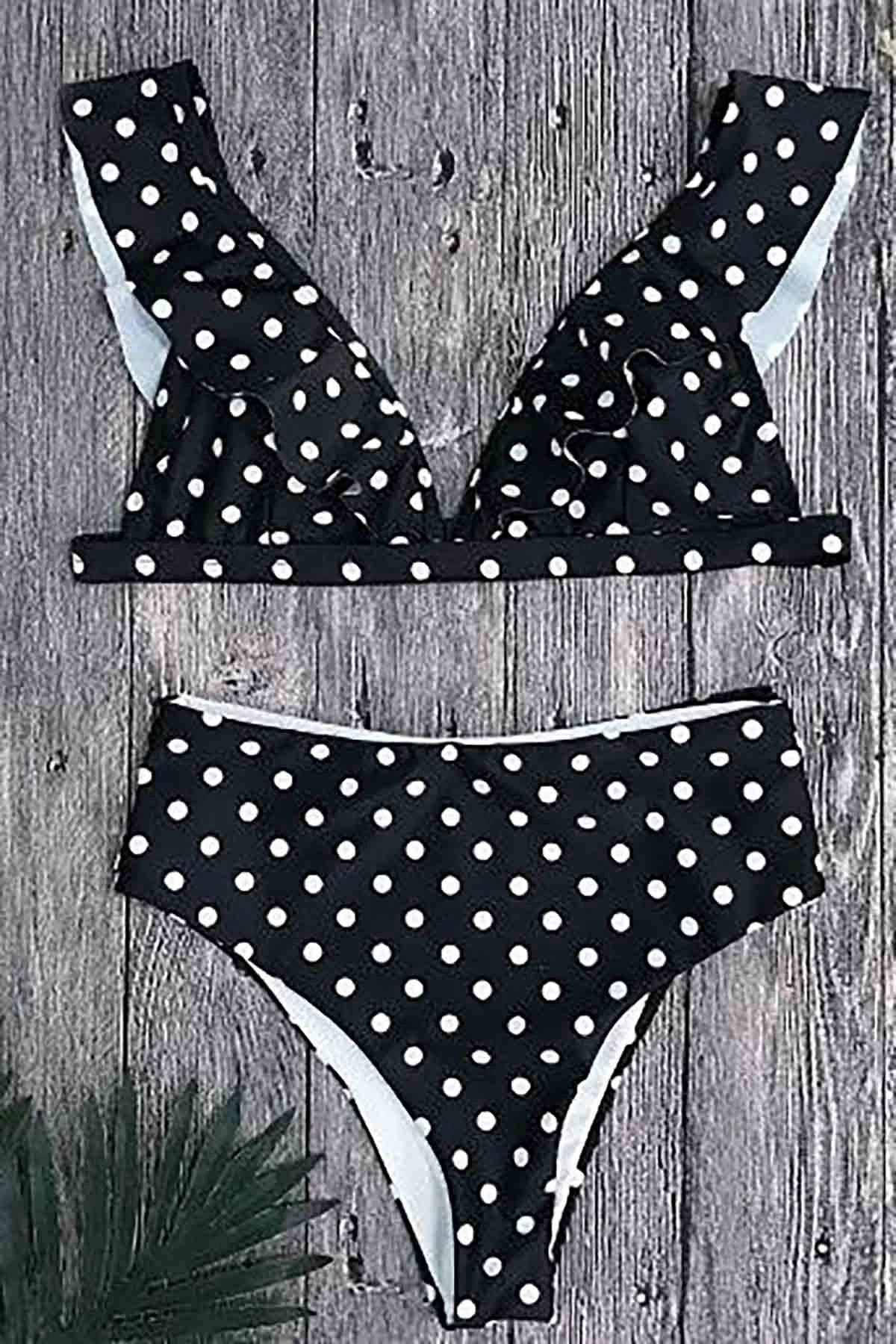 Set bikini (2 pjesë), Jumeon, MS4222, e zezë
