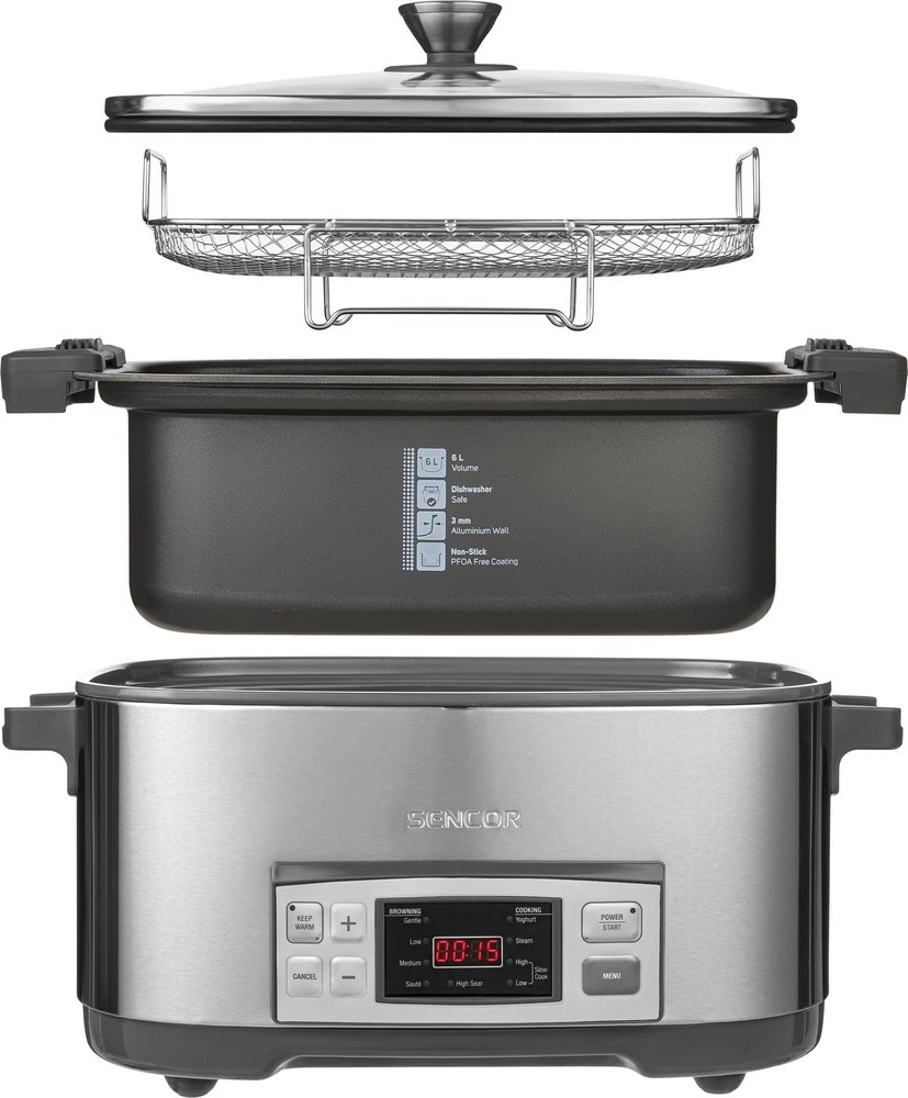 Tenxhere për gatim të ngadaltë Sencor SPR 5500SS, 6l