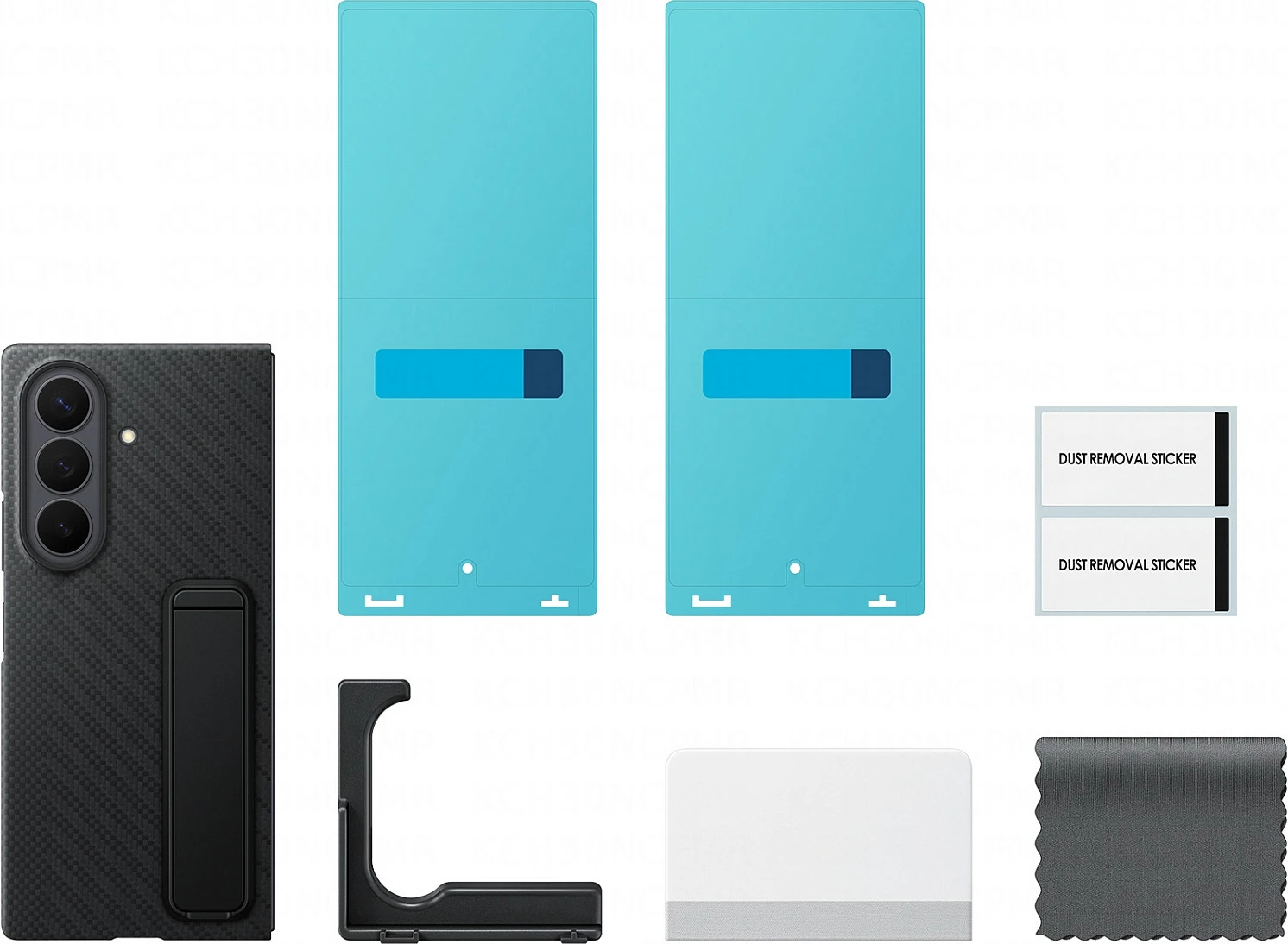 Mbështjellës Samsung Carbon Standing për Galaxy Fold8 Ultra, e zezë 5