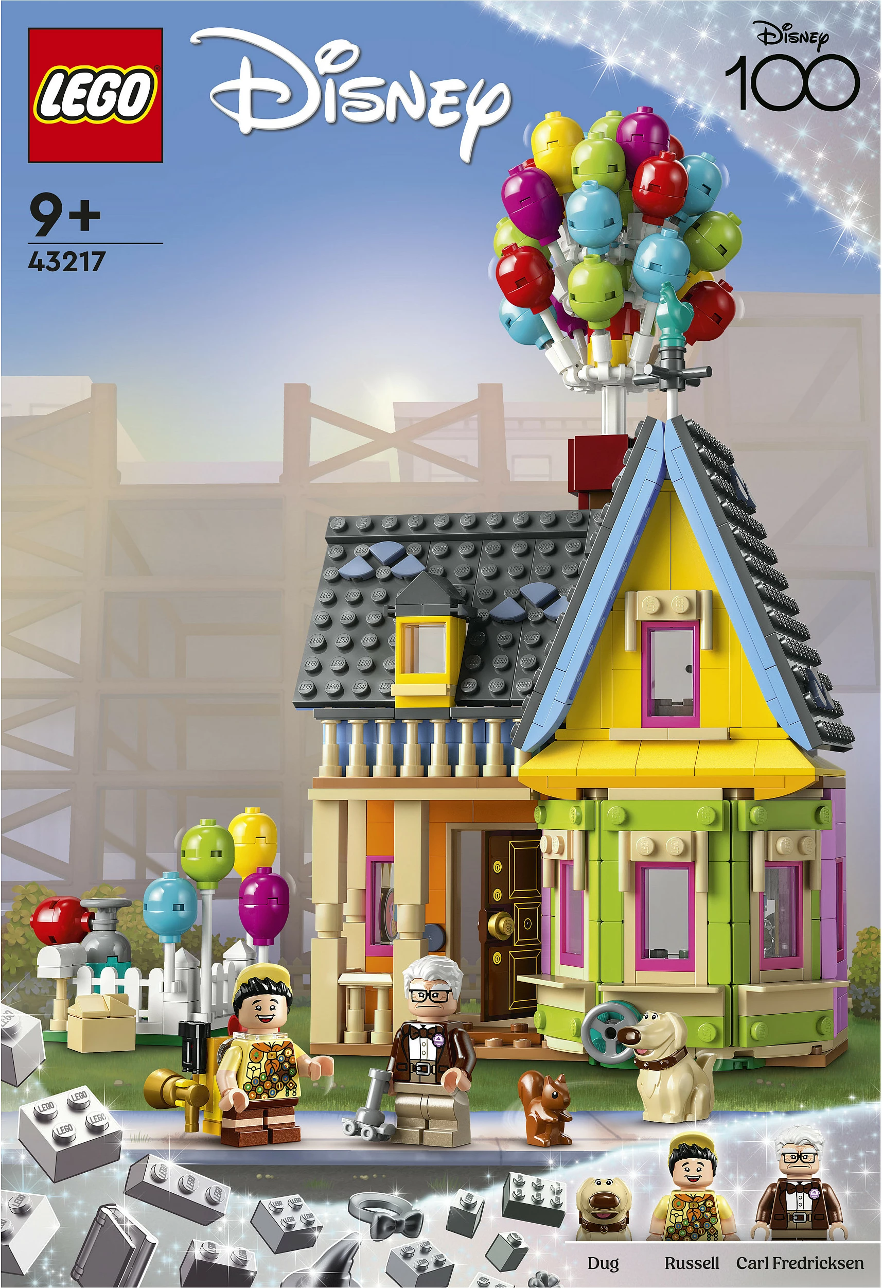 Set ndërtimi LEGO Disney 43217 Up House, 598 copë, shumëngjyrësh