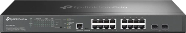 Switch i menaxhueshëm L2+ TP-LINK SG3218XP-M2 16-port 2.5G, 2-port 10G SFP+, 8-port PoE+ 240W, i zi