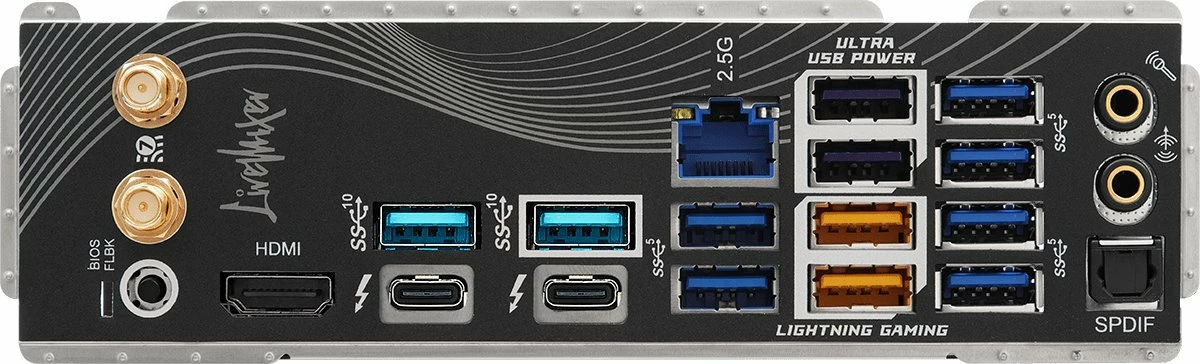 Pllakë amë ASRock Z890 LiveMixer WiFi ATX, DDR5 deri 256GB, Wi‑Fi 7, Thunderbolt 4, 2.5Gb LAN (me 2 antena WiFi, 2 kabllo SATA)