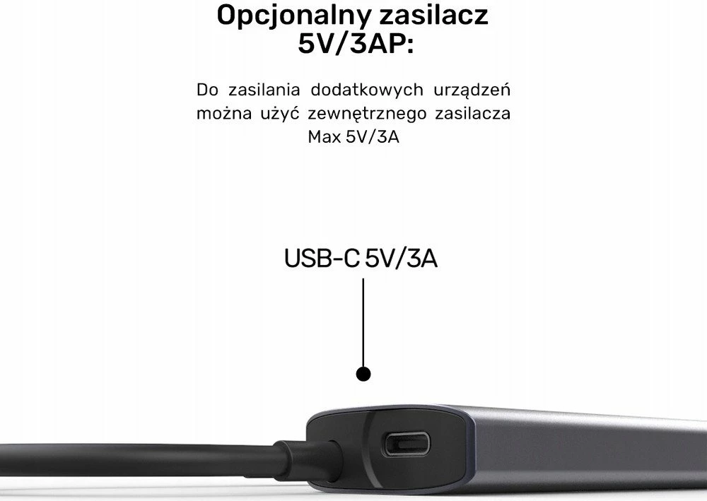 Hub USB-C Unitek H1112DGY01 4-në-1 10 Gbps (2x USB-A, 2x USB-C), argjendtë